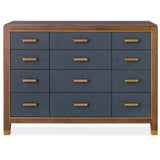 Geneva Accent Drawer Chest, Walnut-Furniture - Bedroom-High Fashion Home