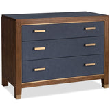 Gene Accent Drawer Chest, Navy