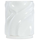 Alabaster End Table, White-Furniture - Accent Tables-High Fashion Home