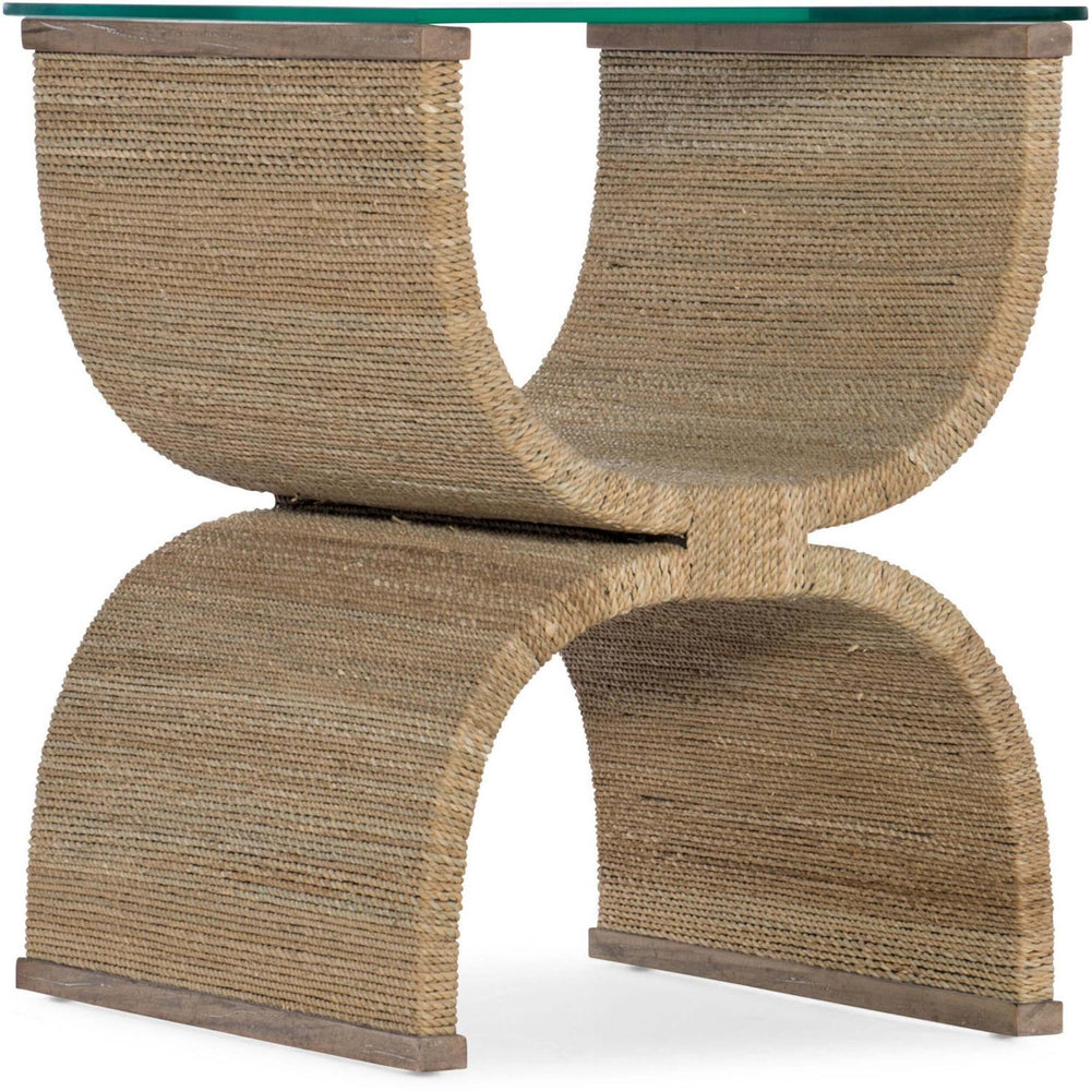 Lenny Woven End Table, Natural
