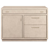 Marlowe Workstation, Limestone-Furniture - Office-High Fashion Home