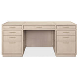 Marlowe Executive Desk, Limestone-Furniture - Office-High Fashion Home