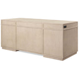 Marlowe Executive Desk, Limestone-Furniture - Office-High Fashion Home