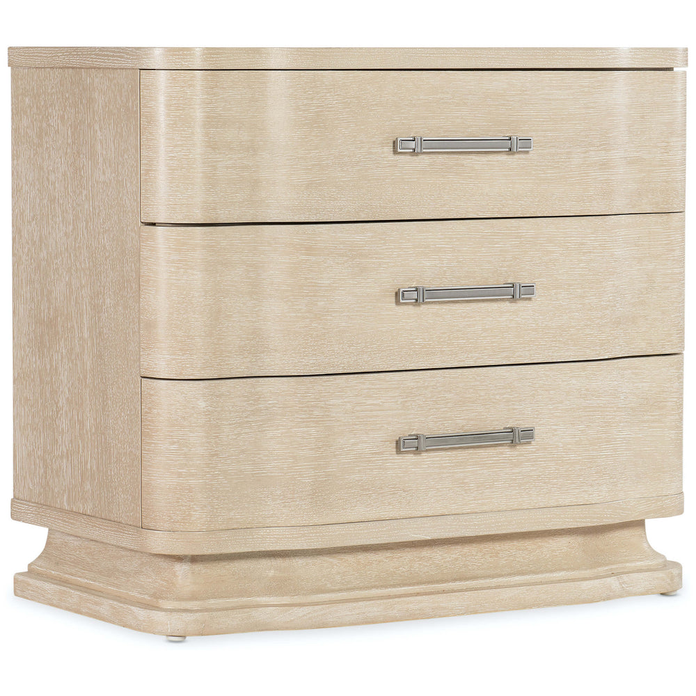 Nouveau Chic 3 Drawer Nightstand-Furniture - Bedroom-High Fashion Home