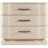Nouveau Chic 3 Drawer Nightstand-Furniture - Bedroom-High Fashion Home
