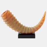 Mounted Horn, Frosted Iris Gelp