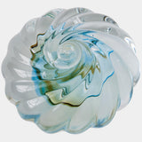 Anemone Swirl Sculpture, Topaz/Blue