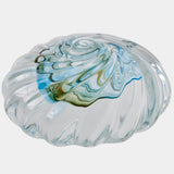 Anemone Swirl Sculpture, Topaz/Blue