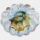 Anemone Ribbed Sculpture, Topaz/Blue