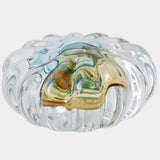 Anemone Ribbed Sculpture, Topaz/Blue