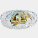 Anemone Ribbed Sculpture, Topaz/Blue