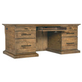 Big Sky Executive Desk, Vintage Natural-Furniture - Office-High Fashion Home