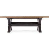 Big Sky Trestle Dining Table, Vintage Natural-Furniture - Dining-High Fashion Home