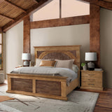 Big Sky 3 Drawer Nightstand, Vintage Natural-Furniture - Bedroom-High Fashion Home
