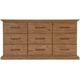Big Sky 9 Drawer Dresser, Vintage Natural-Furniture - Bedroom-High Fashion Home