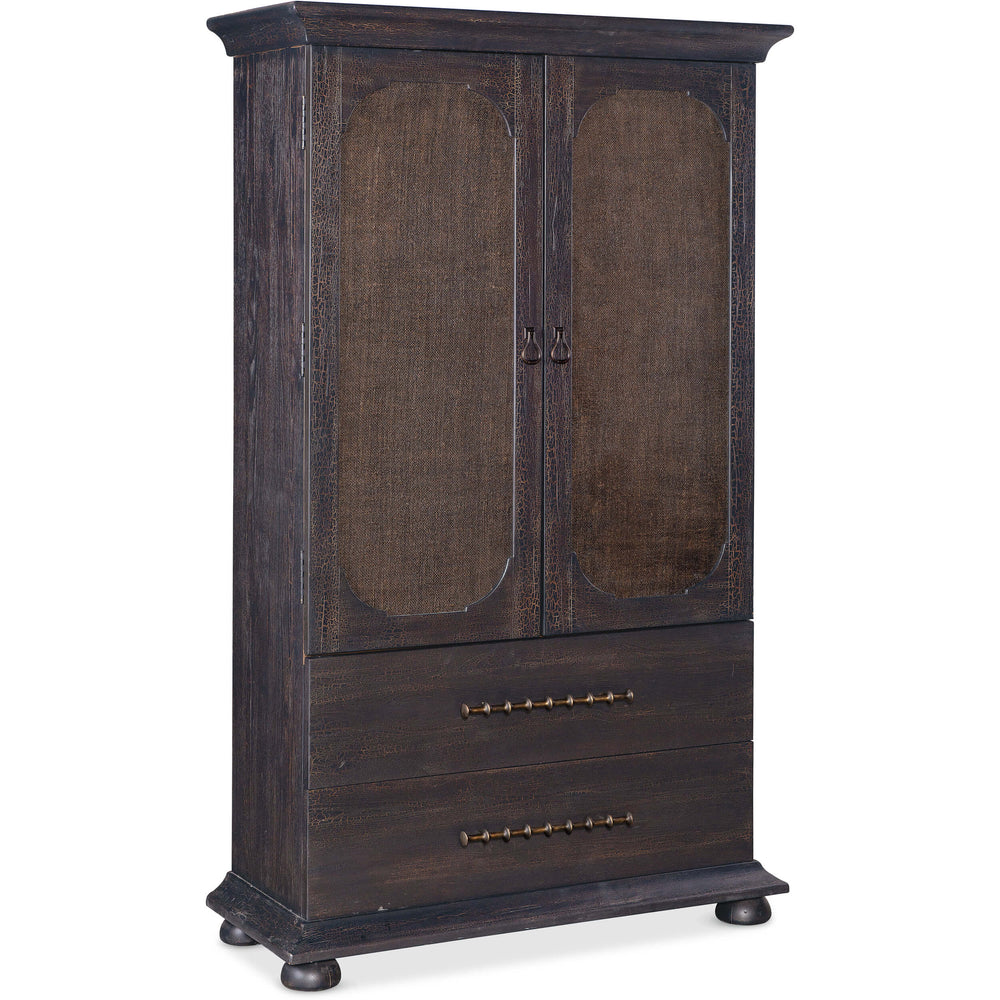 Big Sky Small Wardrobe, Charred Timber-Furniture - Storage-High Fashion Home