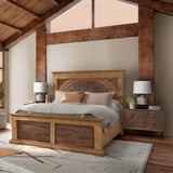 Big Sky King Bed, Vintage Natural-Furniture - Bedroom-High Fashion Home