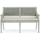 Charleston Bench, Haint Blue-Furniture - Benches-High Fashion Home