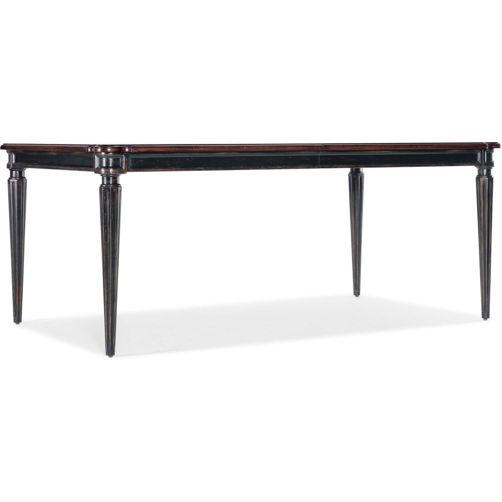 Charleston Rectangular Dining Table, Black Cherry-Furniture - Dining-High Fashion Home