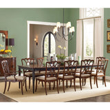 Charleston Rectangular Dining Table, Black Cherry-Furniture - Dining-High Fashion Home
