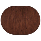 Charleston Round Pedestal Dining Table, Black Cherry-Furniture - Dining-High Fashion Home