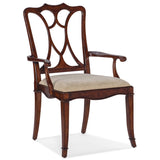 Charleston Seat Arm Chair, Maraschino Cherry, Set of 2-Furniture - Dining-High Fashion Home