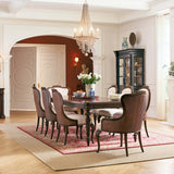Charleston Upholstered Arm Chair, Maraschino Cherry, Set of 2-Furniture - Dining-High Fashion Home