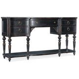 Charleston Five-Drawer Server, Black Cherry-Furniture - Dining-High Fashion Home