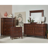 Charleston 7 Drawer Dresser, Maraschino Cherry-Furniture - Bedroom-High Fashion Home