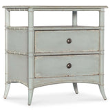 Charleston Nightstand, Haint Blue-Furniture - Bedroom-High Fashion Home