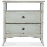 Charleston Nightstand, Haint Blue-Furniture - Bedroom-High Fashion Home