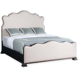Charleston King Upholstered Bed, Chateau Linen-Furniture - Bedroom-High Fashion Home