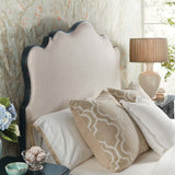Charleston King Upholstered Bed, Chateau Linen-Furniture - Bedroom-High Fashion Home