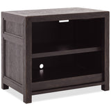 Driftwood Open Shelf Cabinet, Burnt Timber