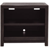 Driftwood Open Shelf Cabinet, Burnt Timber