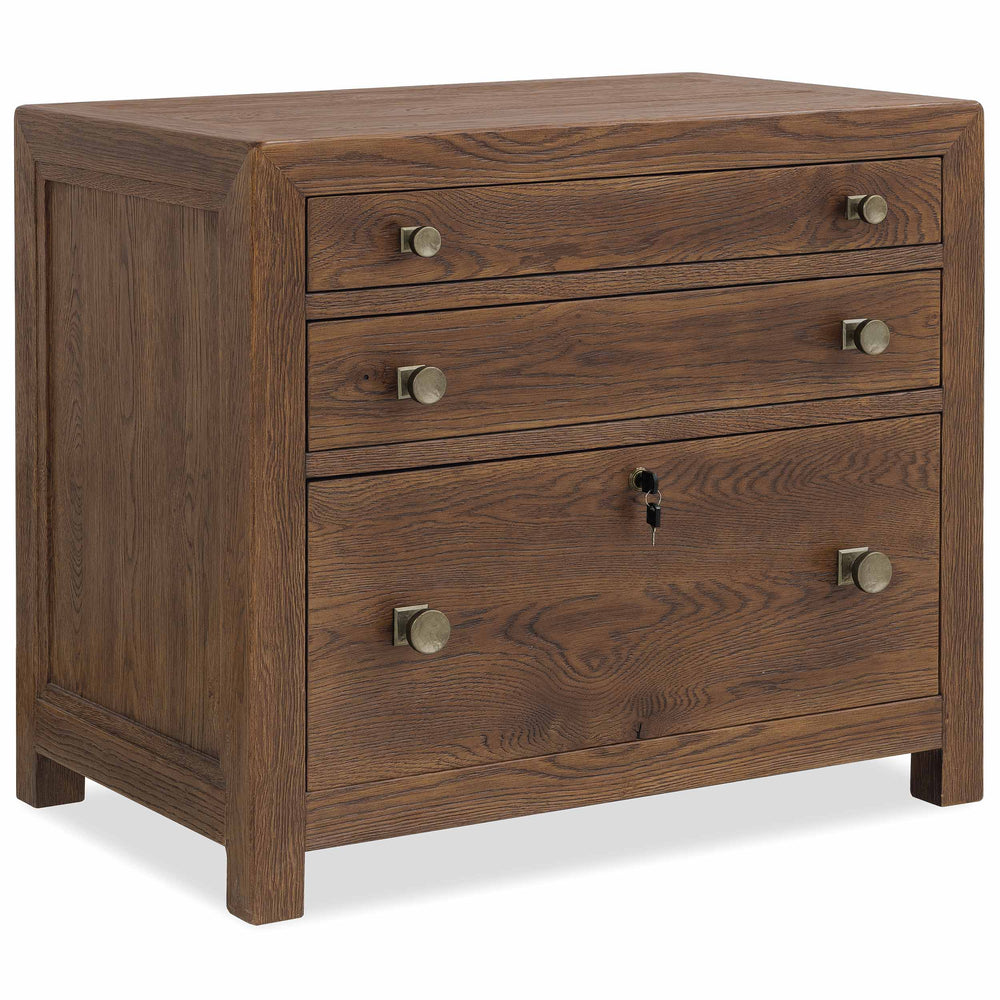 Driftwood 3 Drawer Chest, Worn Saddle
