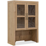 Driftwood Bookcase Hutch, Buckboard