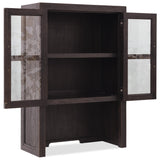 Driftwood Bookcase Hutch, Burnt Timber