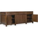 Driftwood Executive Desk, Worn Saddle-Furniture - Office-High Fashion Home