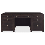 Driftwood Executive Desk, Burnt Timber-Furniture - Office-High Fashion Home
