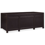 Driftwood Executive Desk, Burnt Timber-Furniture - Office-High Fashion Home