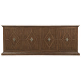 Driftwood Entertainment Credenza, Worn Saddle-Furniture - Storage-High Fashion Home