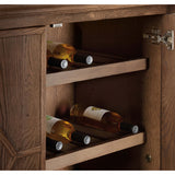 Driftwood Entertainment Credenza, Worn Saddle-Furniture - Storage-High Fashion Home