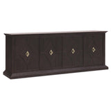 Driftwood Entertainment Credenza, Burnt Timber-Furniture - Storage-High Fashion Home