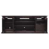 Driftwood Entertainment Credenza, Burnt Timber-Furniture - Storage-High Fashion Home