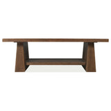 Driftwood Rectangle Extendable Dining Table, Burnt Timber-Furniture - Dining-High Fashion Home