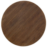 Driftwood Round Dining Table, Worn Saddle-Furniture - Dining-High Fashion Home