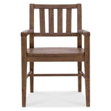 Driftwood Splatback Arm Chair, Worn Saddle, Set of 2-Furniture - Dining-High Fashion Home