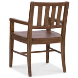 Driftwood Splatback Arm Chair, Worn Saddle, Set of 2-Furniture - Dining-High Fashion Home