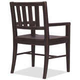Driftwood Splatback Arm Chair, Burnt Timber, Set of 2-Furniture - Dining-High Fashion Home